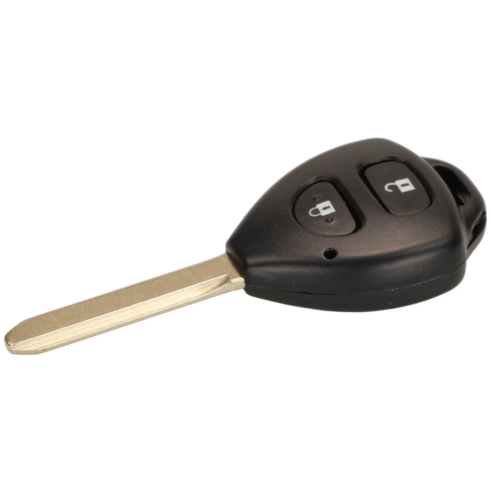 Jingyuqin 2/3 кнопок для Toyota Corolla Camry Auris TOY47 НЕОБРАБОТАННАЯ оболочка ключа транспондера