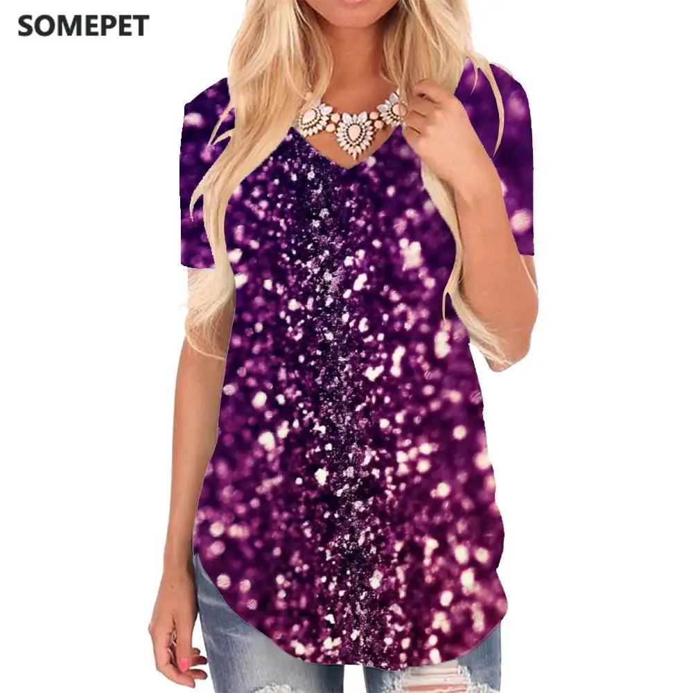 

Психоделическая футболка для женщин, розовые футболки с принтом, оригинальные футболки 3d, женская одежда в стиле хип-хоп, крутая