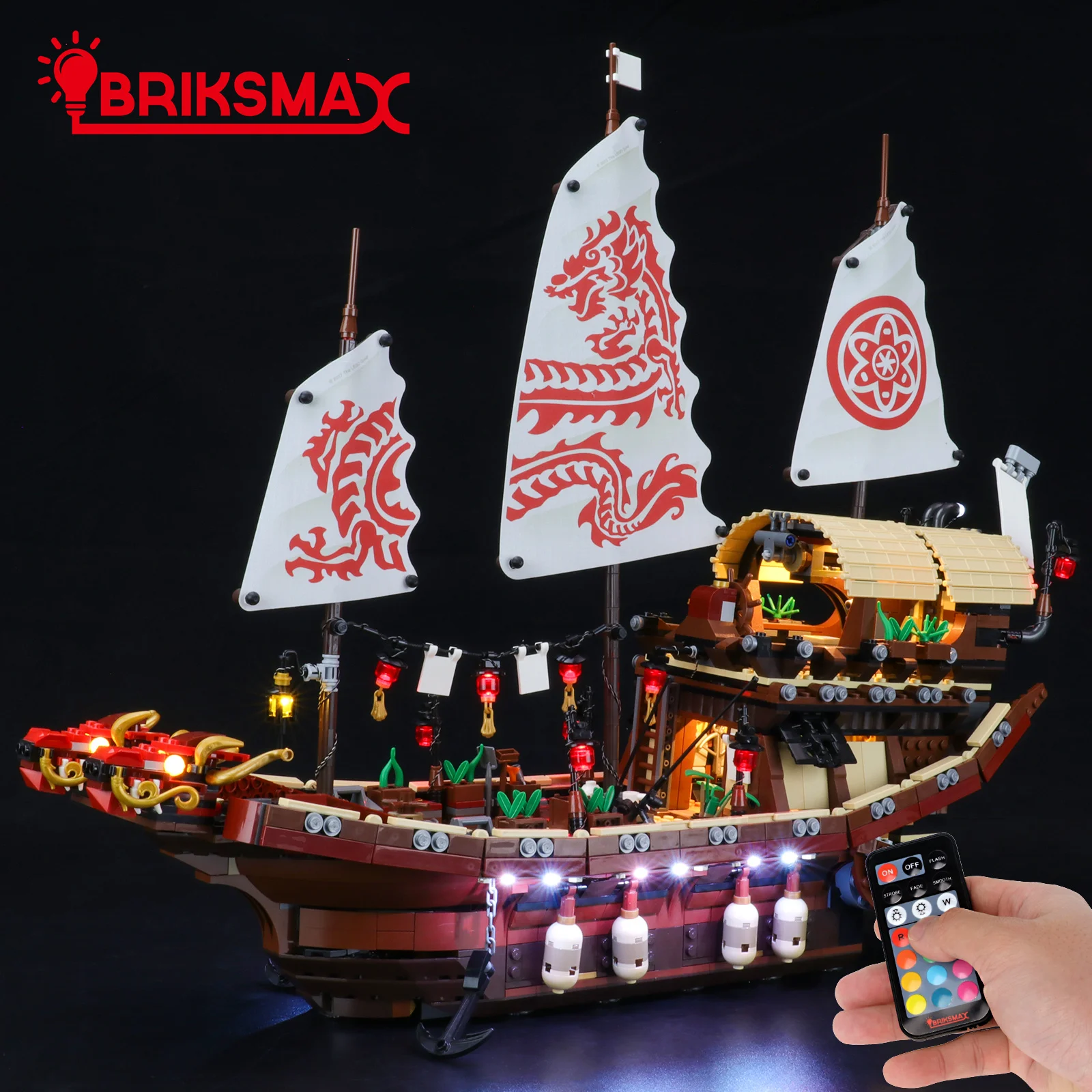 

Комплект светодисветильник BriksMax для 70618, эффект RGB с дистанционным управлением