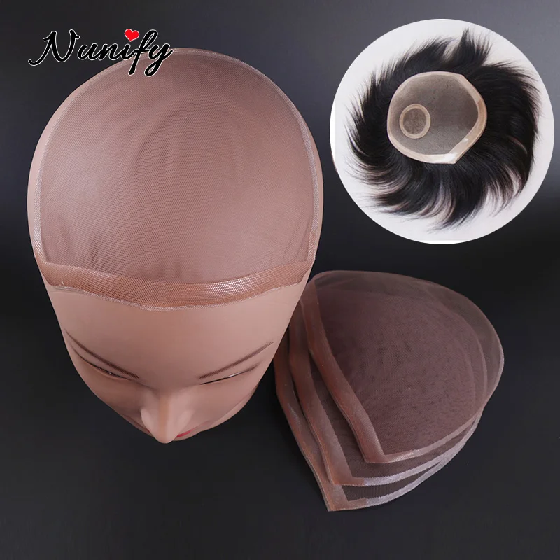 Кружевная застежка Ninify передняя основа плетеная вручную сетка для волос