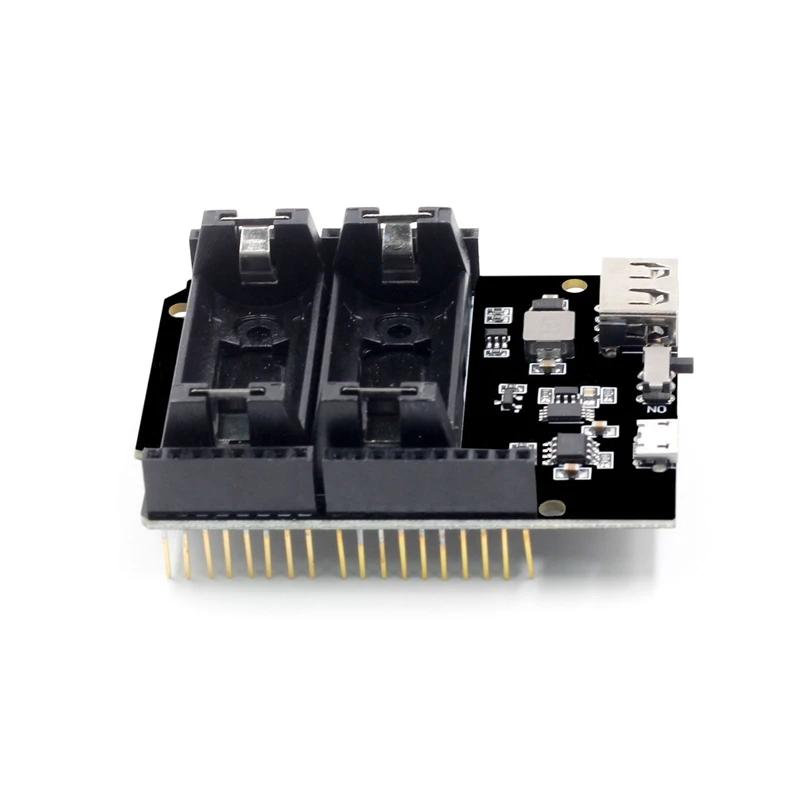 ESP8266 ESP32 блок питания перезаряжаемый Двойной 16340 литиевый аккумулятор защитный