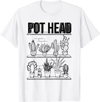 succulent design for pot head gardeners plant lovers mens t shirt