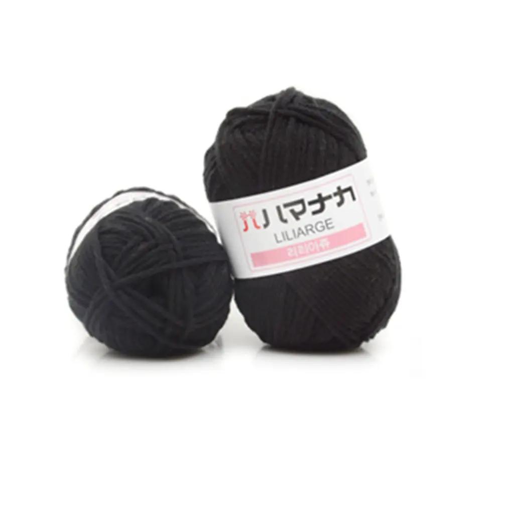 4 пары пряжи для чесаного молока и хлопка удобная Смешанная шерстяная пряжа шитья