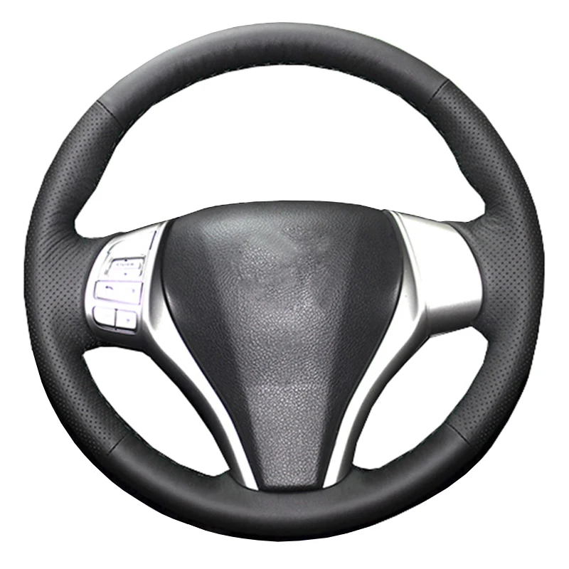 Чехол из натуральной кожи для рукоделия с оплеткой и рулем для Nissan Teana Altima 2012- X-trail T32 аксессуары