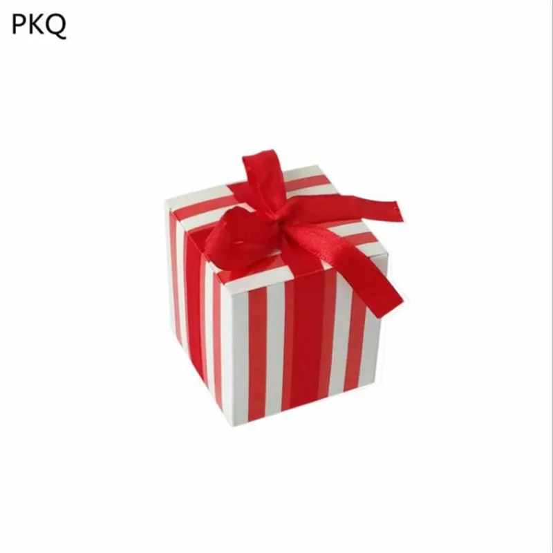 100 шт свободная лента маленькая бумажная коробка для конфет Золотой Черный