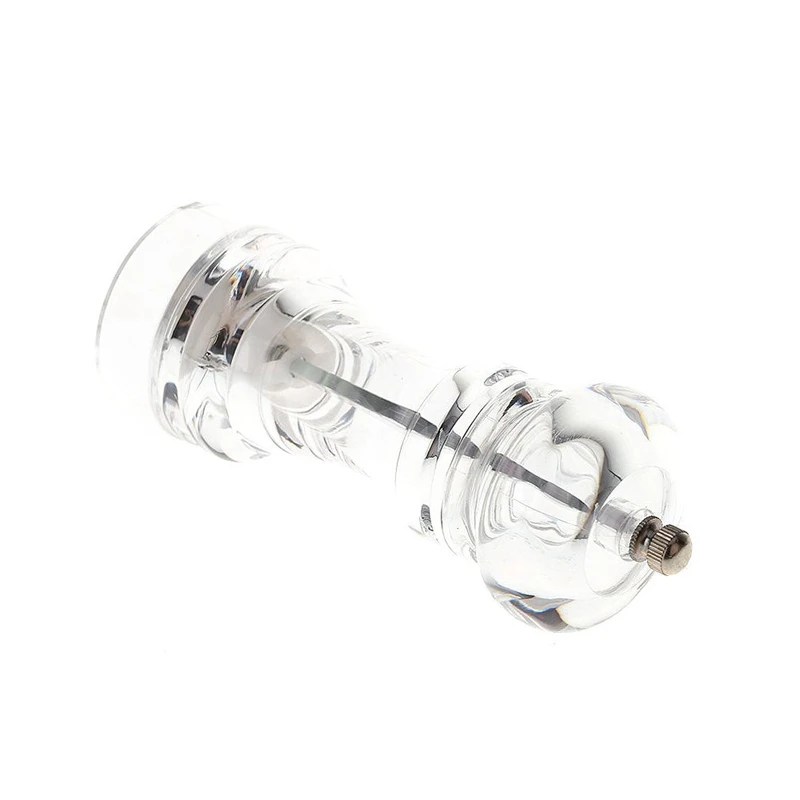 

New 1 Pcs Acrylic Manual Pepper Grinder Salt Spices Mill Shaker & 2 Pcs Stackable Plastic Storage Bins Organizer