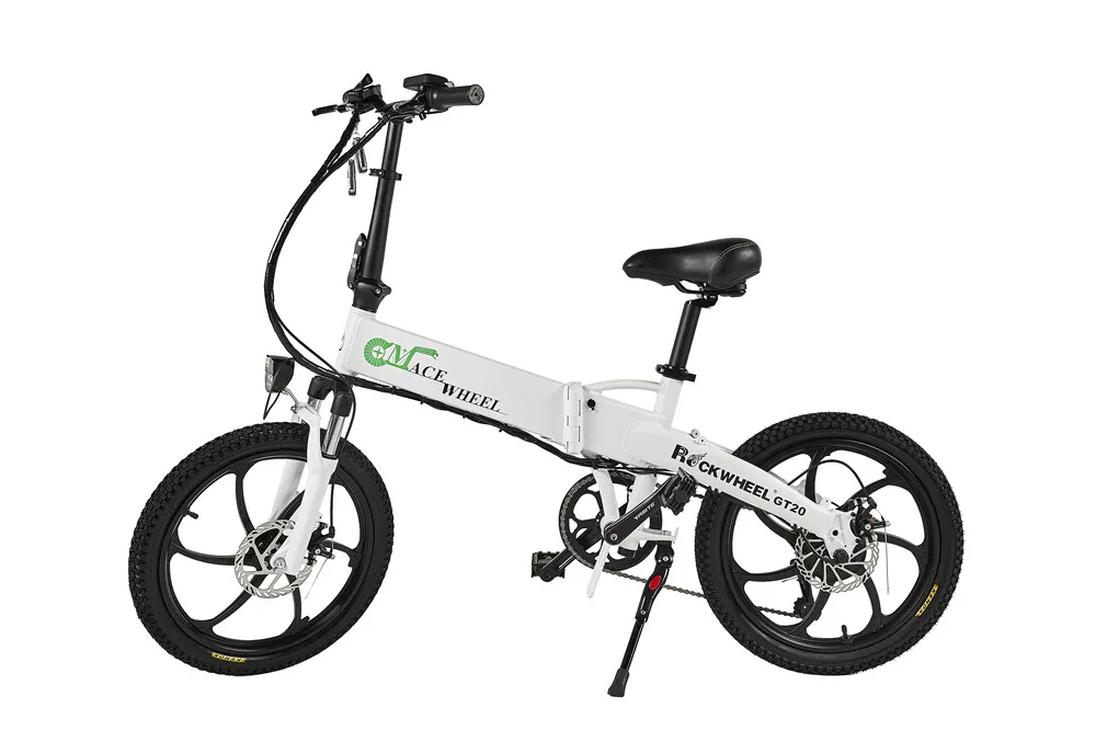 Электрический велосипед 20 дюймов складной микролитражных Rockwheel GT20 cmacewheel