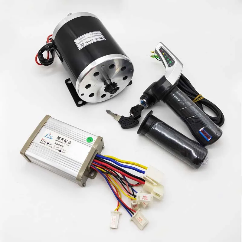 Мотор с начесом 36V48V 800W MY1020 контроллером и ЖК дисплеем дроссельной заслонки