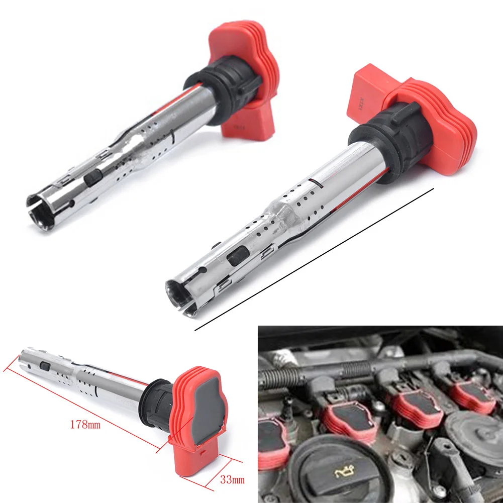 1 ПК зажигание катушки для Audi TT Q5 2.0L A3 A6 A5 A4 Quattro Q7 R8 S4 S5 S6 S8 SQ5 06E905115C/D/E|Катушка