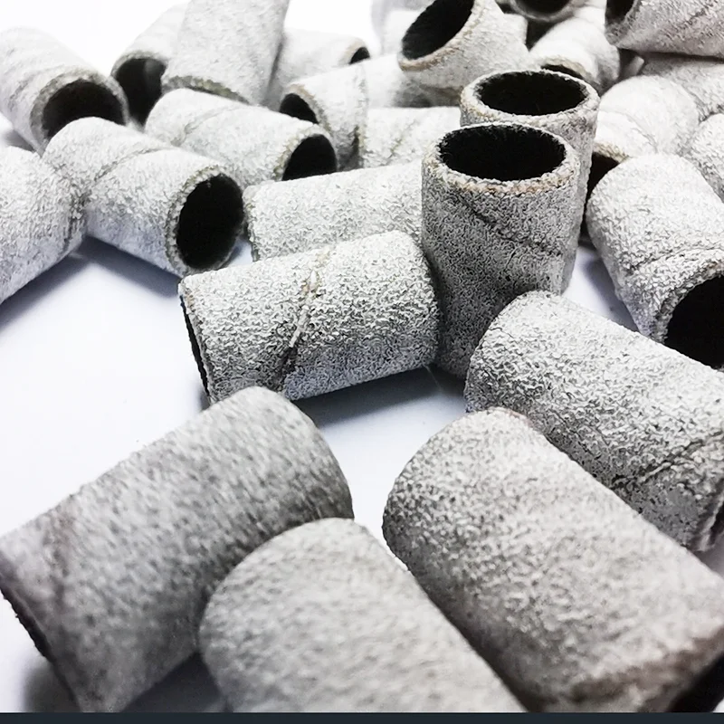 

80#120#180# Grit Pedicure Manicure Sand Bands For Electric Nail Machine Nail Drill Bit Drum Sanding Kit Nails Art Sanding Band