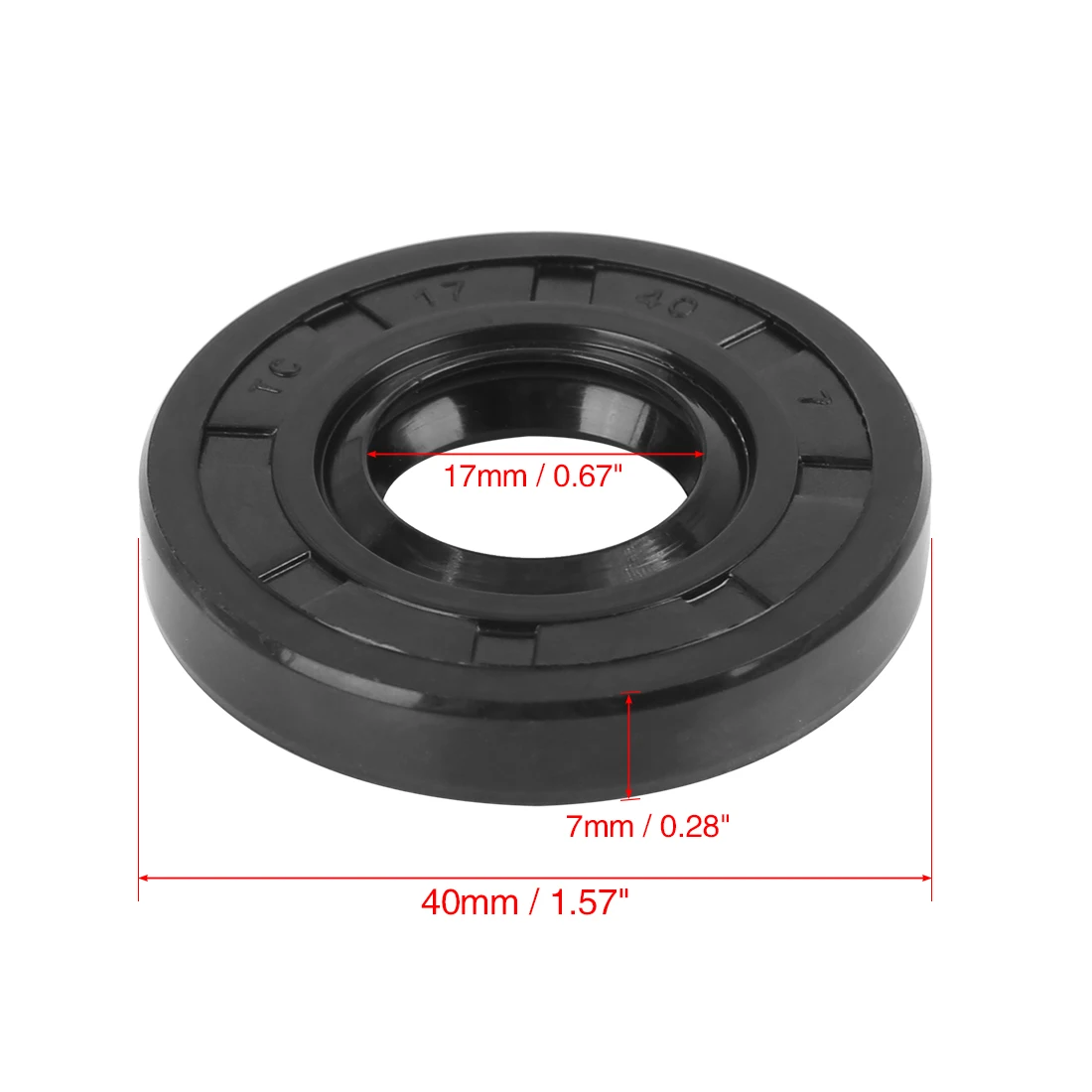 UXCELL метрических манжетным сальник 17X30/35/40/47x7 мм 17x3 0/35x8mm 17x30x35x40 TC двойной губами|rotary