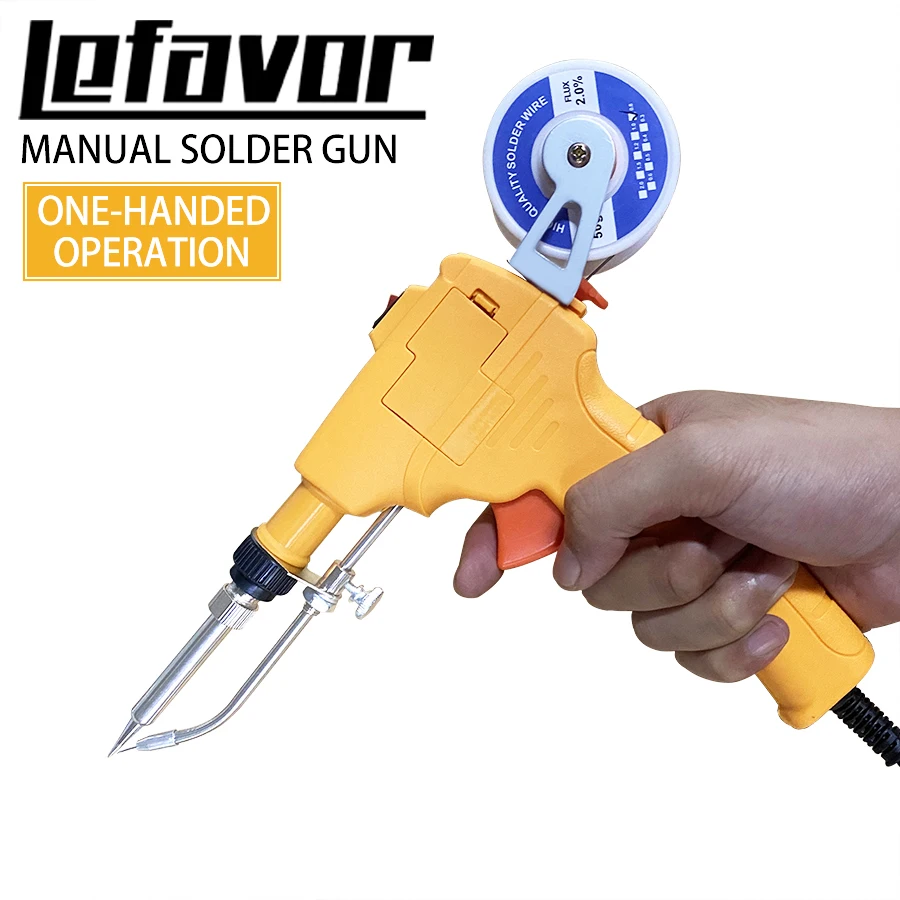 

60 Вт ручной паяльник, сварочный паяльник с внутренним нагревом, автоматическая сварочная Оловянная пушка, паяльник, сварочный ремонтный ин...