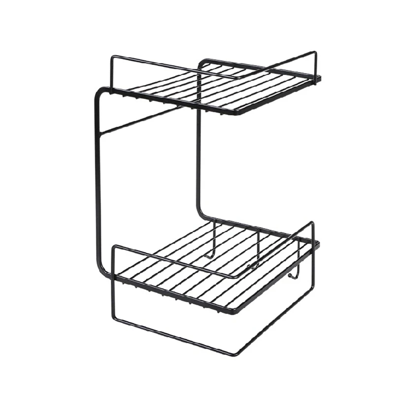 Iron Mesh Basket Shelf Metal Cupboard Cabinet Door Organizer Rack Closet Holders Storage New pf08279 | Обустройство дома
