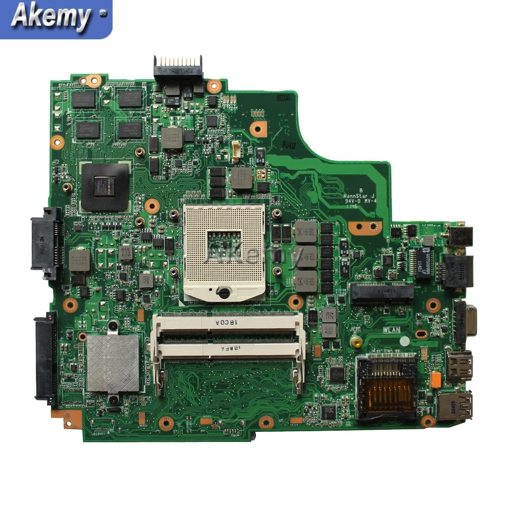 AK K43SD материнская плата для ноутбука ASUS A43S K43S A84S 100% OK HM65 GT610M 2GB|Материнские платы