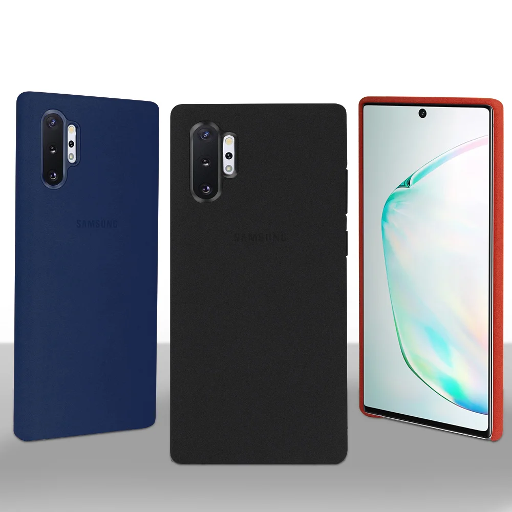 Оригинальный чехол для телефона Samsung Galaxy Note 10Plus Note10 Pro 10 + из натуральной