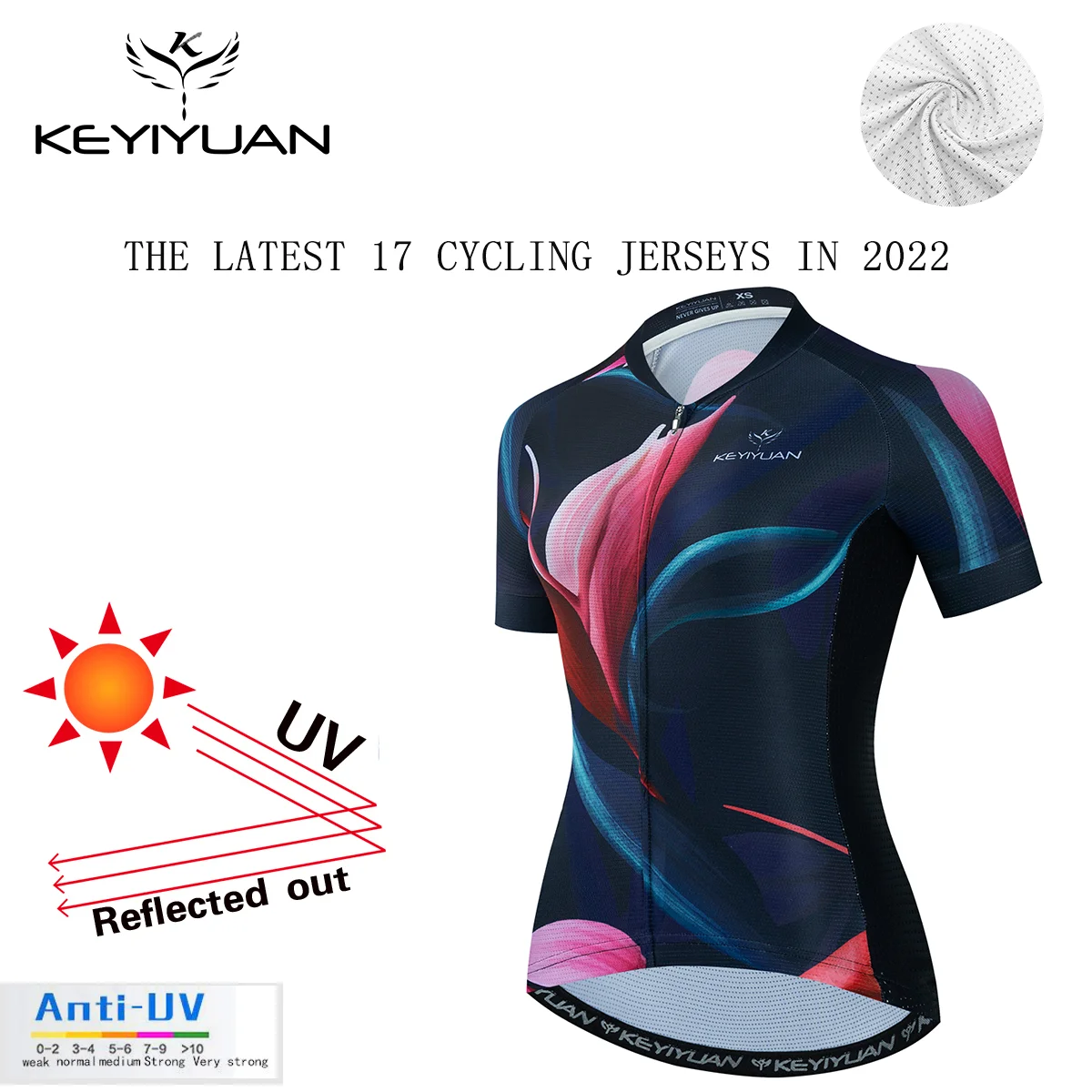 

KEYIYUAN Bicycle Jersey Summer Short Sleeve Cycling Clothing Tops Woman Bike Clothes Road Mtb Shirt Blusa Ciclismo Feminina