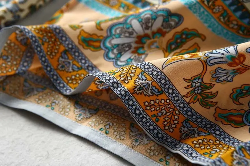 Богемный Вдохновленный комбинезоны Rayon богемный Свободный шнурок талии Летний комбинезон для женщин цветочный принт комбинезон Бохо Повседневный
