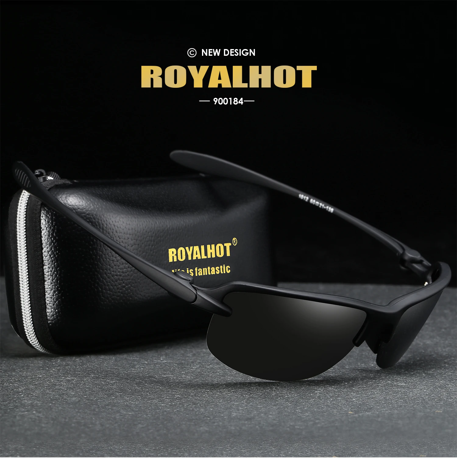 Очки солнцезащитные RoyalHot мужские/женские поляризационные спортивные винтажные