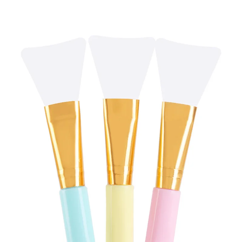 1 шт. Мягкая силиконовая Кисть для макияжа 3 цвета|Аппликатор теней век| |