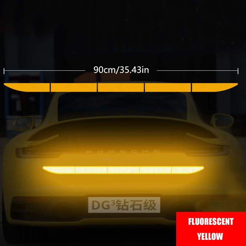 Отражающая наклейка для кузова автомобиля внешние аксессуары отражающая лента