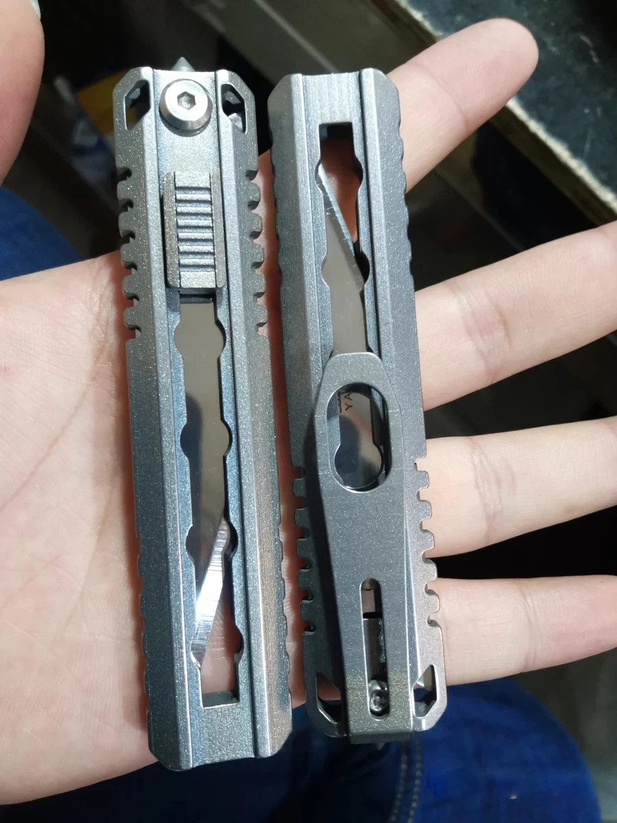 Универсальный нож из титанового сплава держатель для лезвия с титановым зажимом