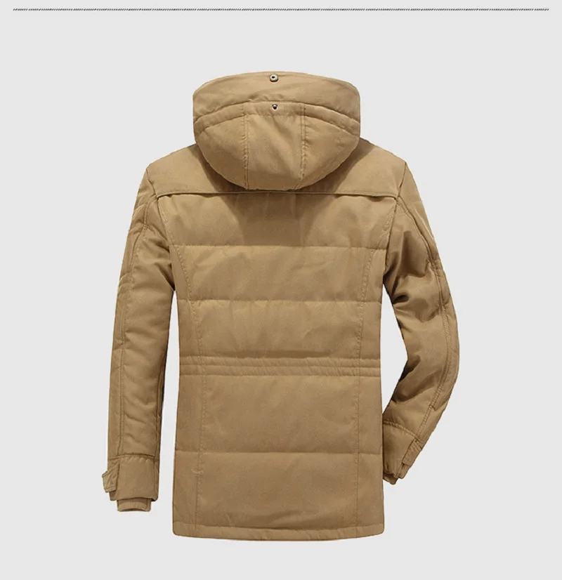 Free Shipping Winter Warm Windbreaker Military Parkas Overcoat Clothing Jacket Mens Coat