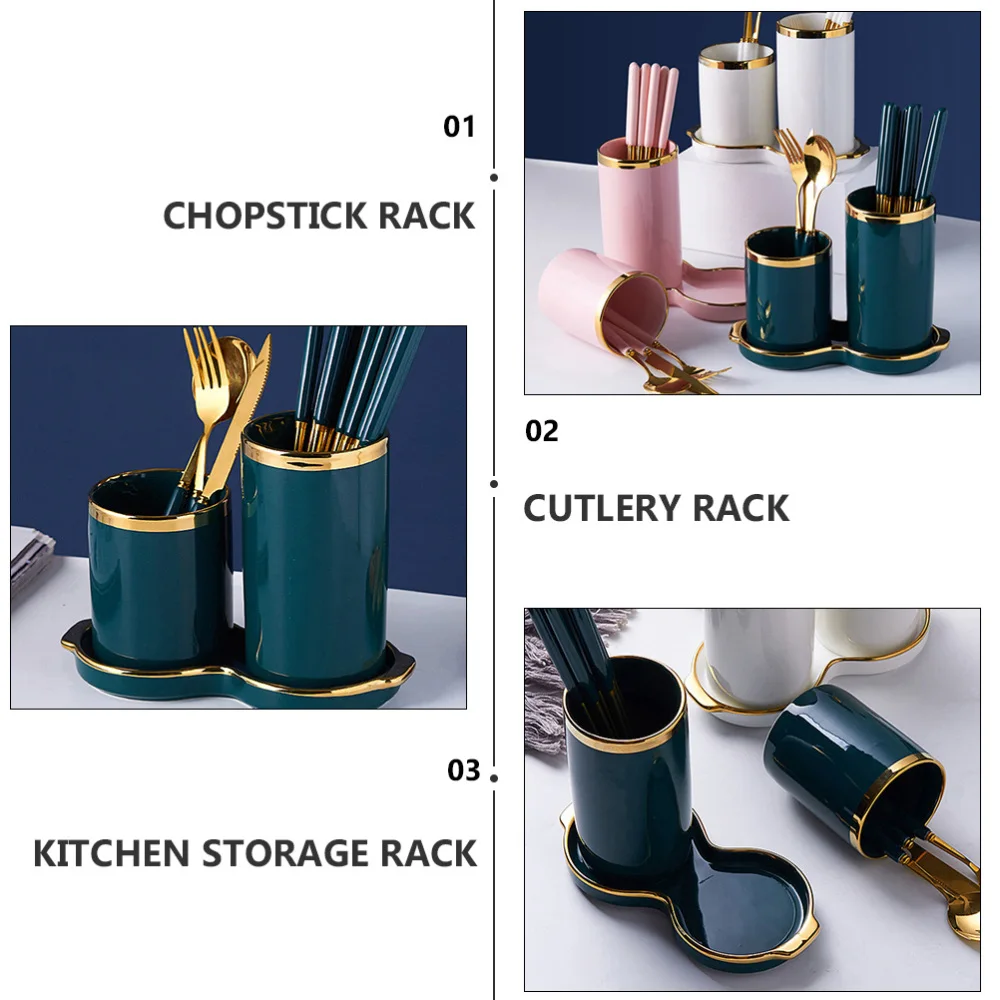 

1Pc Household Chopstick Rack Chopstick Storage Rack Kitchen Storage Canister