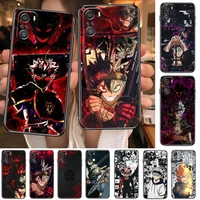 anime black clover phone case for xiaomi redmi 11 lite 9c 8a 7a pro 10t 5g cover mi 10 ultra poco m3 x3 nfc 8 se cover