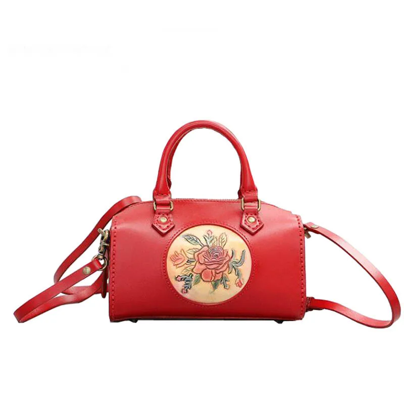 Женские сумки из натуральной кожи 2019 новая Ретро сумка через плечо кожаная