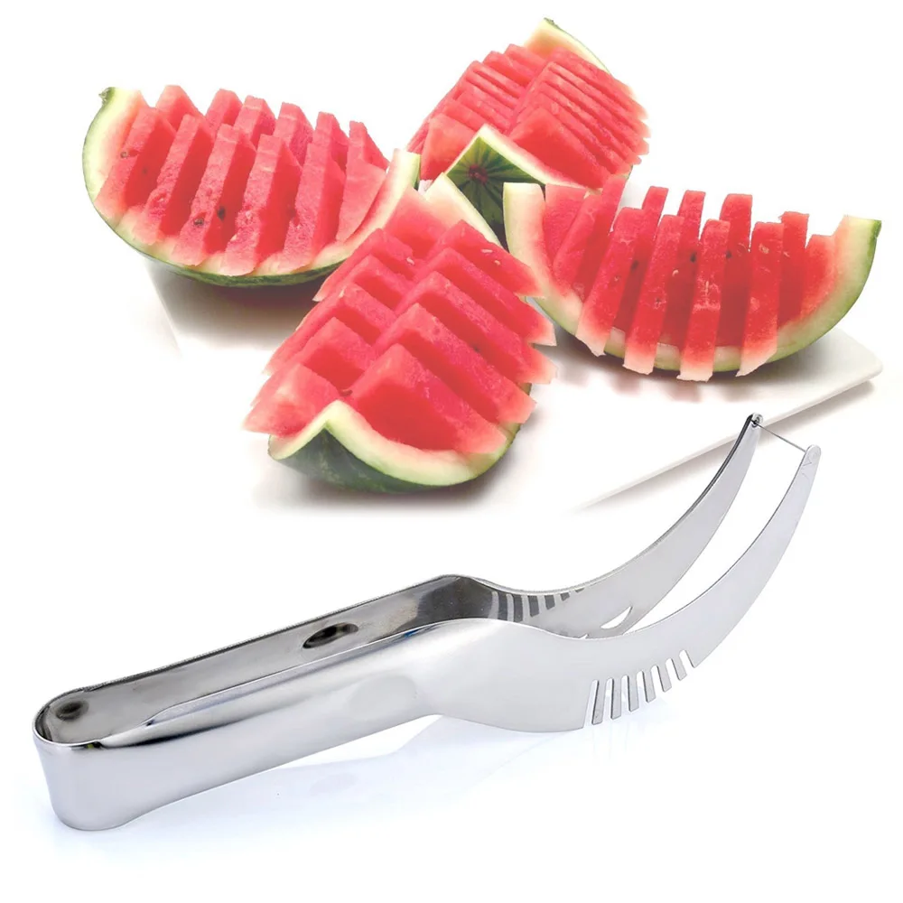 Cuchillo de acero inoxidable para cocina, cortador de fruta, molino de viento, sandía, helado, melón, cuchara