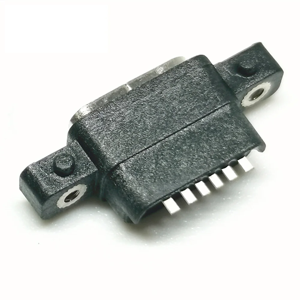 USB 3. 0 Type-C 6-контактный SMD DIP IPX7 водонепроницаемый гнездовой разъем с отверстием для