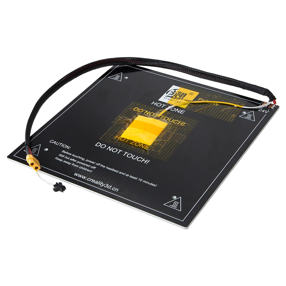 Детали для 3D-принтера черная алюминиевая Подогреваемая кровать Ender-3/Ender-3 pro/Ender-5 24V