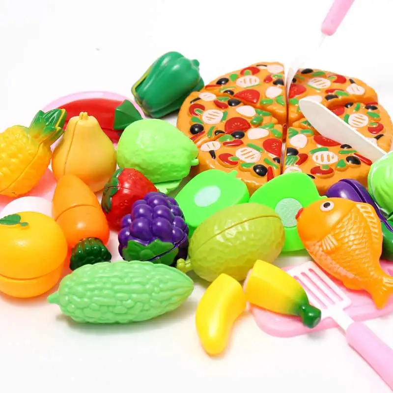 

13-29 шт., пластиковые игрушки для фруктов и пиццы