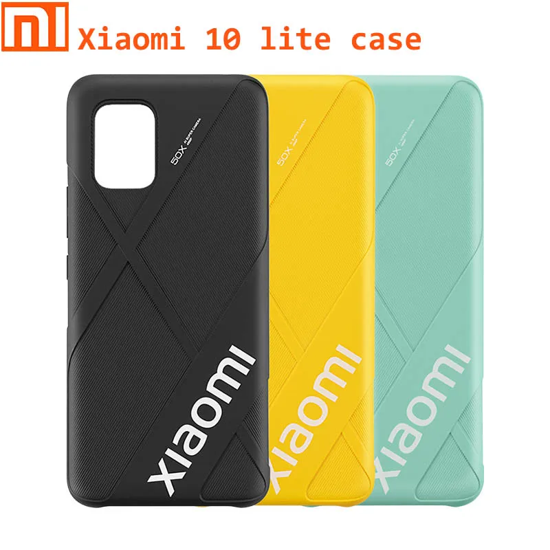

Xiaomi 10 Lite case youth version geometric protective shell, simple atmosphere, comfortable, anti slip and wear-resistant