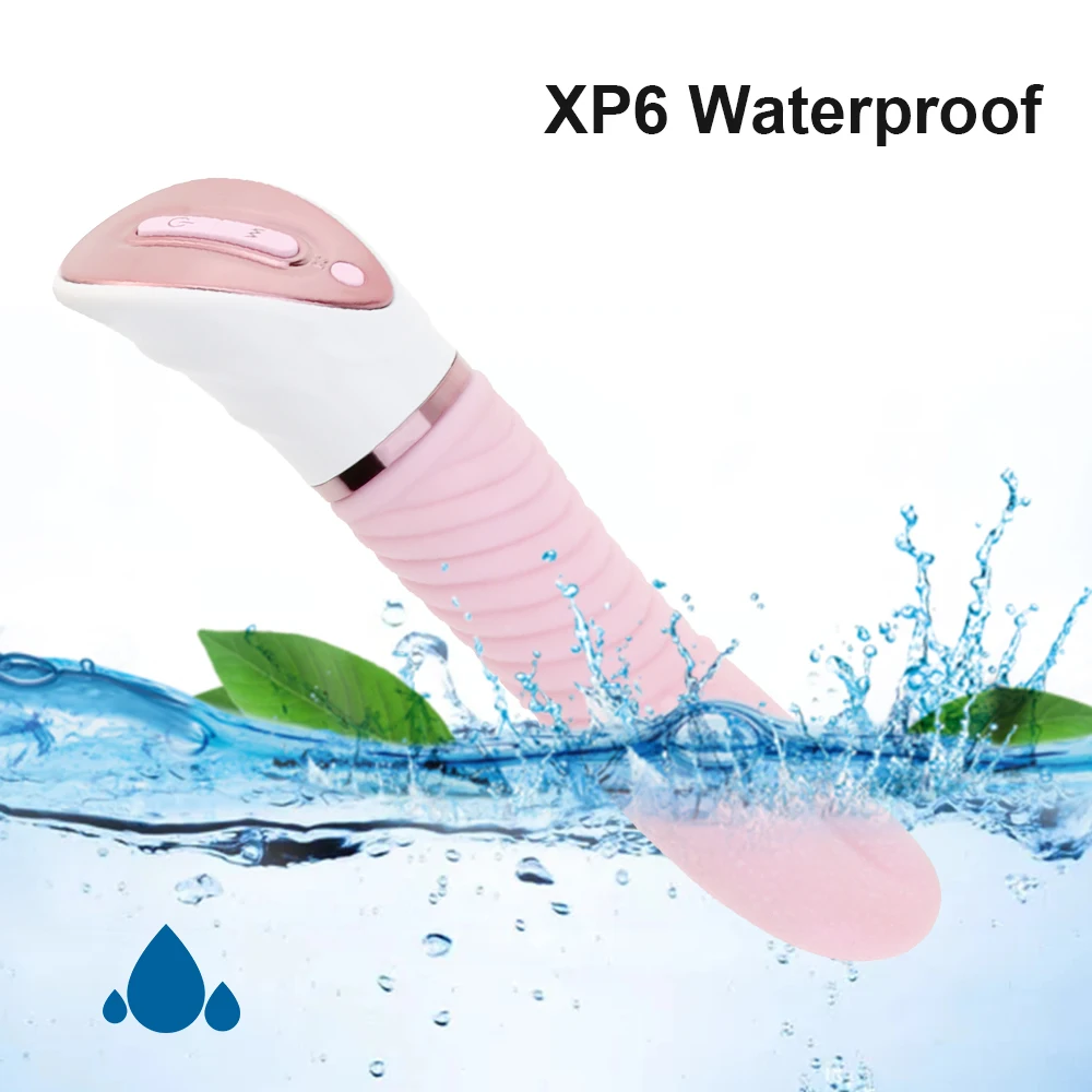 Большой Массажер для языка 2 в 1 оральный Стимулятор клитора фаллоимитатор