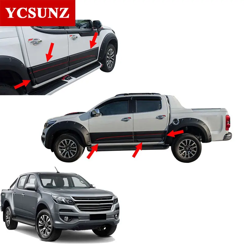 Внешняя облицовка корпуса ABS для Chevrolet Holden Color ado 2016 2017 2018 2019 2020 матовая черная