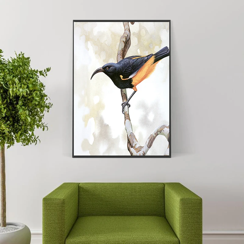 

Unframed Classic Birds Home Decorative Paintings Living Room Wall Art Posters Bedroom Interior Artistic Decor Canvas Pictures