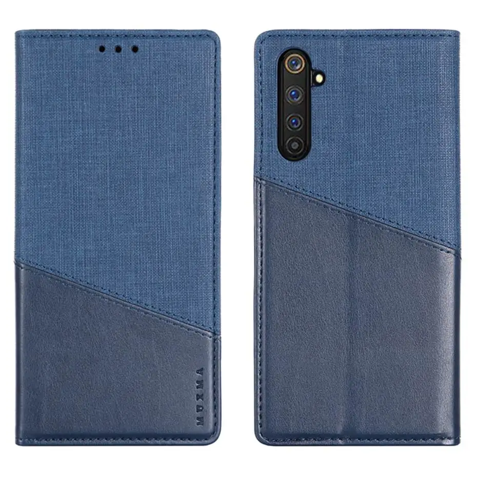 Чехол книжка из искусственной кожи для OPPO REALME 6 PRO чехол Pro Магнитный кошелек
