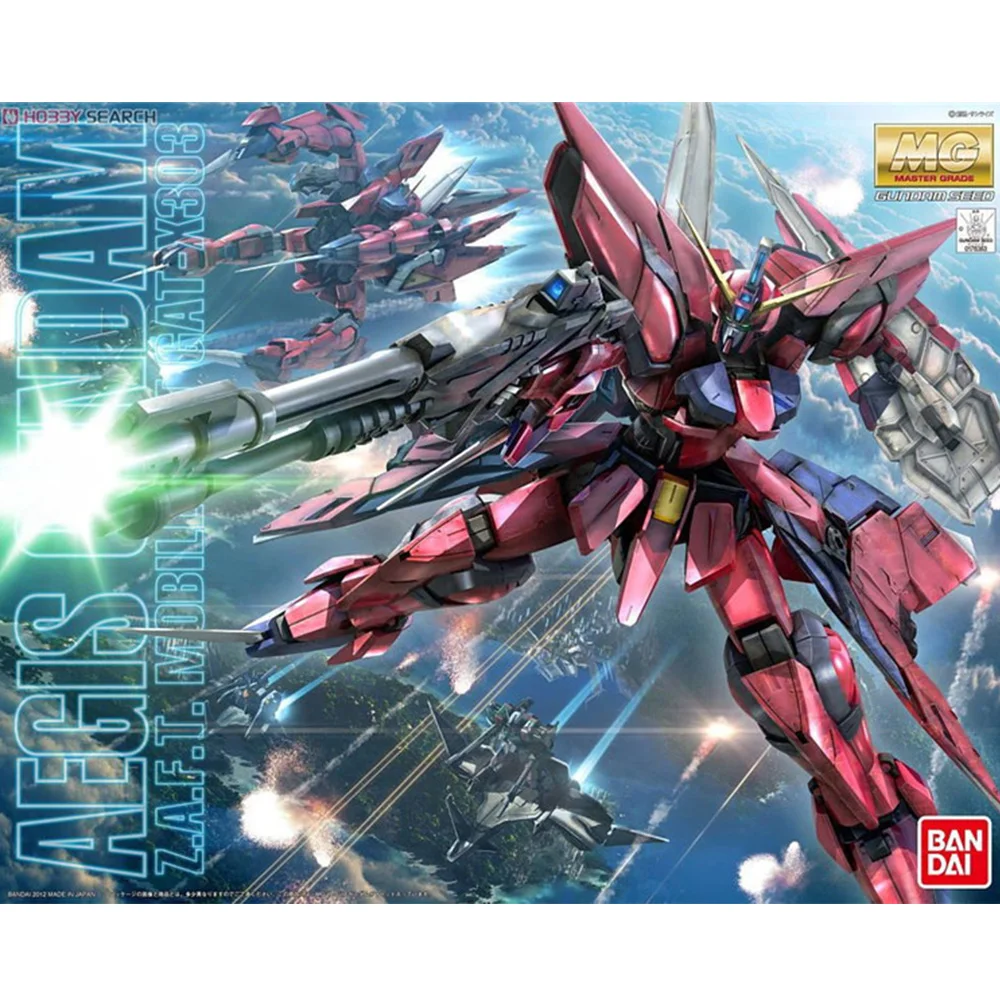 Bandai MG 1/100 Aegis воина гундама деформируется собрать фигурку Brinquedos модель|Игровые