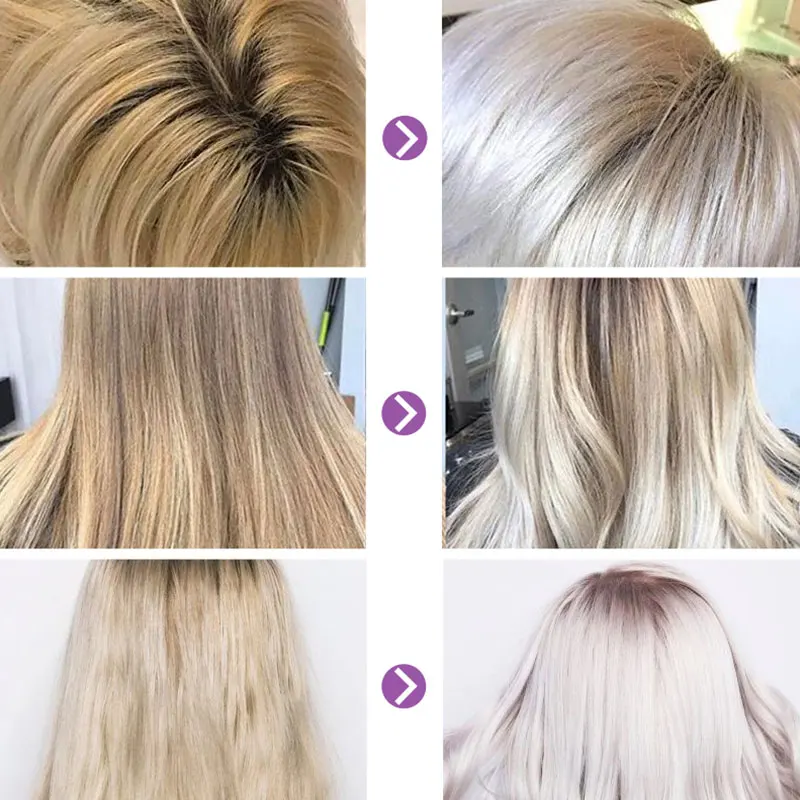 Эффективный фиолетовый шампунь для светлых волос Pro Revital Blonde отбеленный