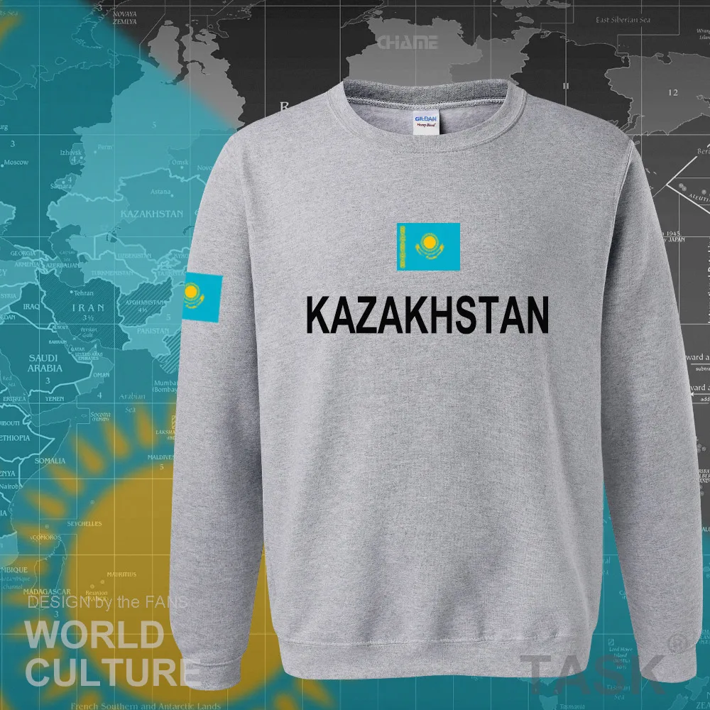 

2021 Kazakhstan hoodies men sweatshirt sweat new streetwear tracksuit nation Kazakh flag Kazakhstani KZ