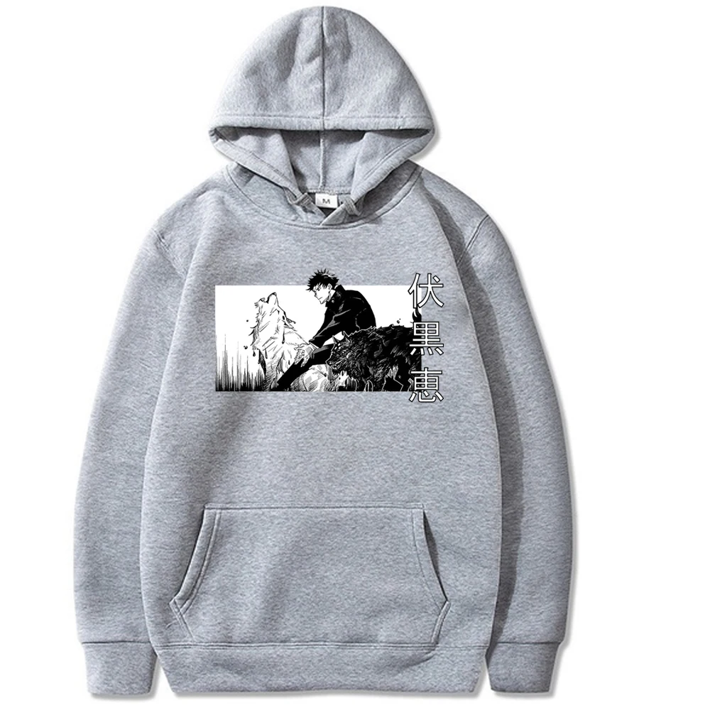 

Jujutsu Kaisen Hoodies Pullovers Tops Long Sleeves Hoodie Men Harajuku Fleece Hoodie Hip Hop Stranger Things Hooded Hoodies