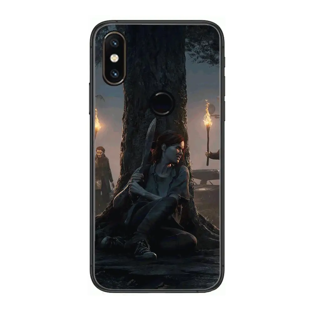 

Our Last 2 Joel Phone Case For xiaomi M2 C3 X3 F2 Lite NFC 6 5 x Poco k30 Pro Anime Black Cover Silicone Back Pretty