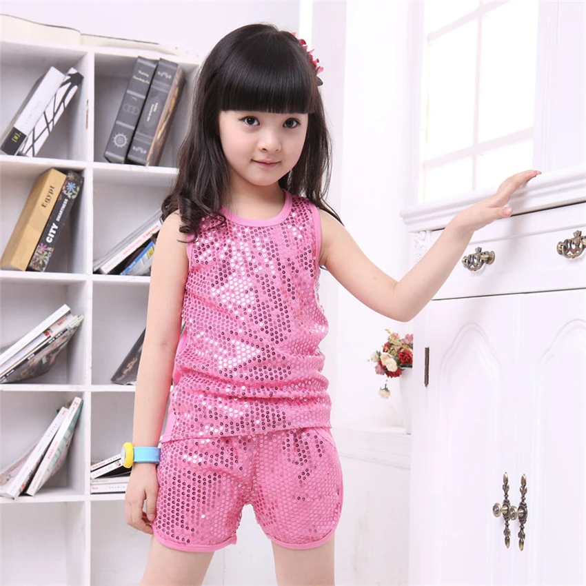 Комплект одежды из 2 предметов для детей танцевальные костюмы в стиле джаз хип