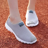 large size 35 46 couple flats shoes ultralight mesh breathable womens casual shoes soft and comfortable mens sports shoes