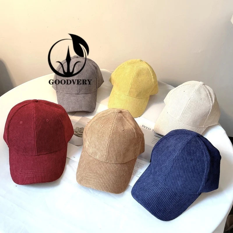 

Вельветовая бейсболка Осень-зима теплая Повседневная Мужская и Женская Корейская версия Instagram маленькое лицо новинка 2021 однотонная Кепка