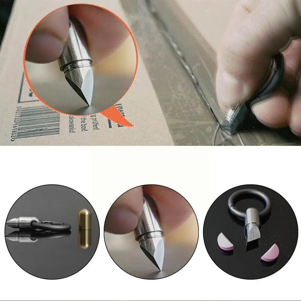 

Unboxing Artifact Micro Cutting Tool Travel Office Micro Tool Mini Steel Multi-function Keyring Cutting Portable E3p4