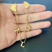 fashion letter necklace 14k letter necklaces customized letter necklace custom name necklace gold multiple letters necklace gift