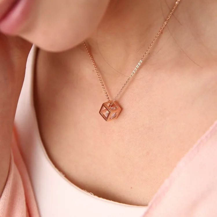 Милое ожерелье с кубическим цирконием новый дизайн модные ювелирные изделия