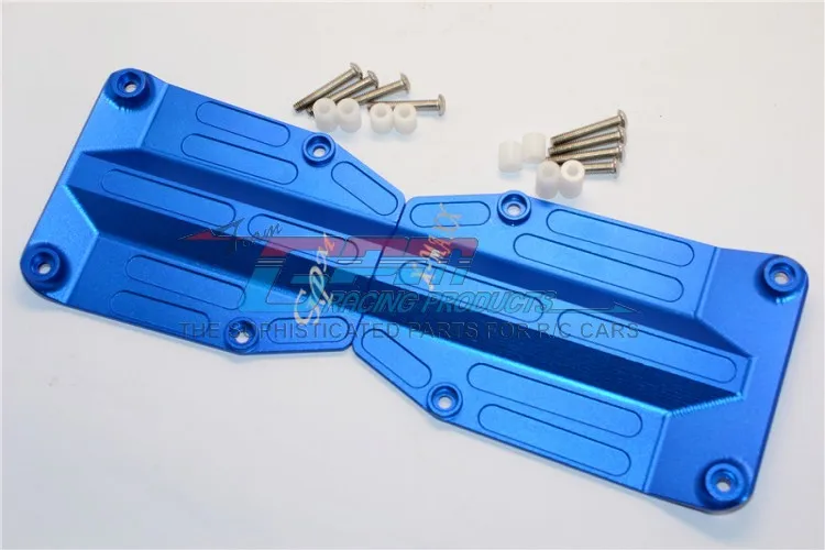 GPM алюминиевая Центральная противоскользящая пластина шасси для 1/5 rc car TRAXXAS parts X